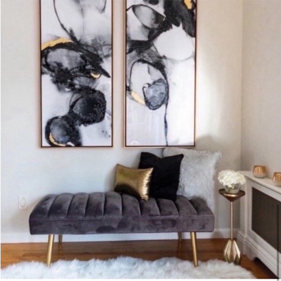 NEW•XL•SUGARED + BRONZED• ELECTRIC BLUE WIDE LEG PANTS WITH POCKETS - Picture 9 of 15